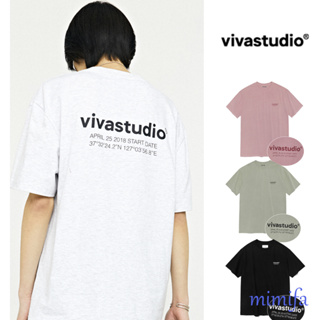 เสื้อยืดแขนสั้น VIVASTUDIO ตําแหน่ง