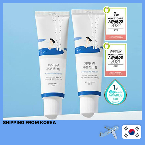 (1+1) Round LAB Birch Juice ครีมกันแดด ให้ความชุ่มชื้น SPF50+ PA++++ (ไม่มีกล่อง) 50 มล.