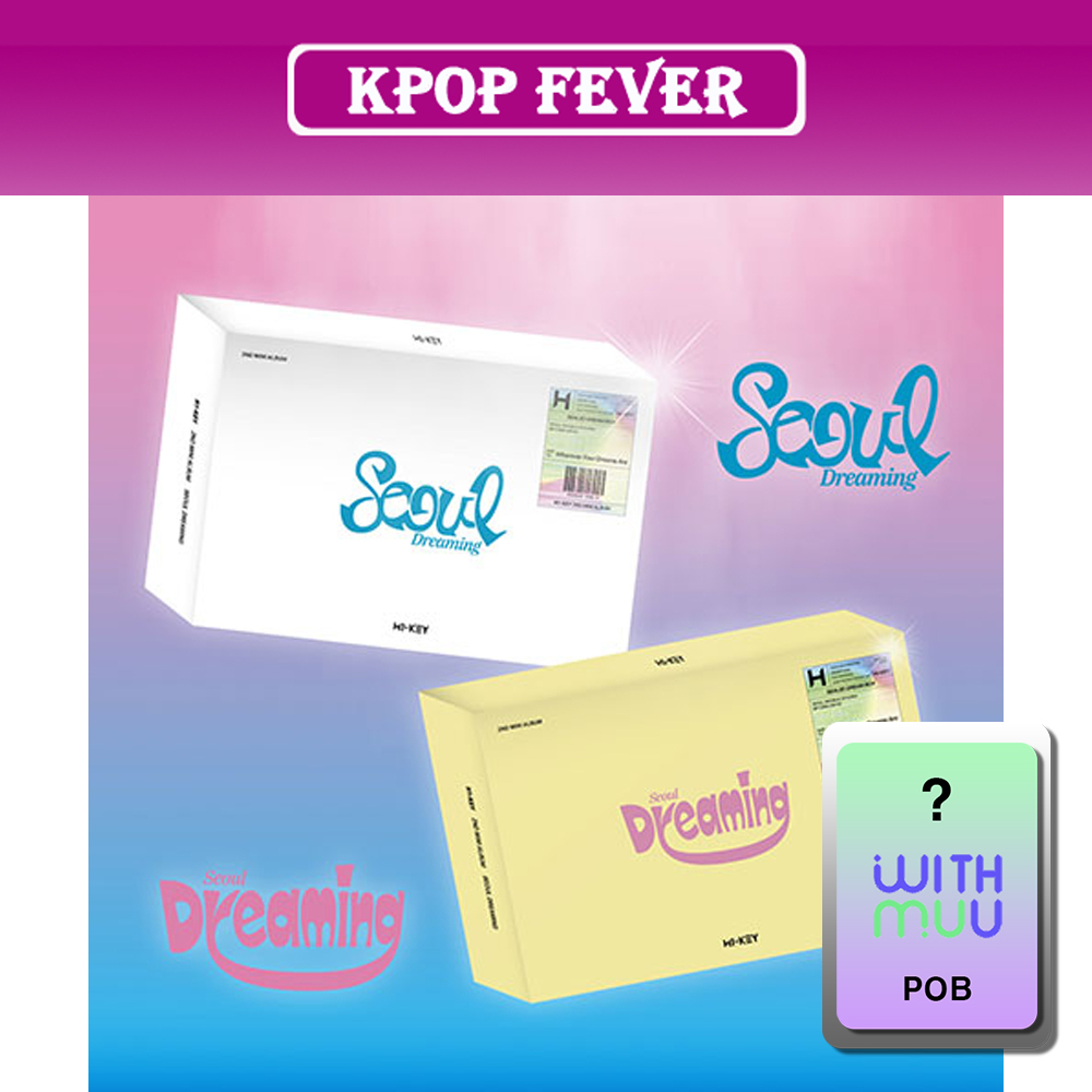 [POB] H1-KEY - 2nd Mini Album [Seoul Dreaming](Seoul ver. / Dreaming ver.)  PHOTOBOOK PHOTOCARD Seal