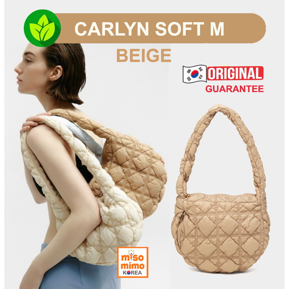 แท้ / พร้อมส่ง Carlyn Soft M Beige ของแท้ 100%