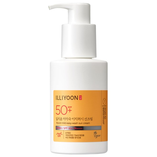 Illiyoon Mild Easy Wash ครีมกันแดด 150 มล. ILLIYOON Mild Easy Wash Sun Cream 150ml illiyoon sunscree