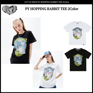 เสื้อยืด พิมพ์ลาย LUV IS TRUE PY HOPPING RABBIT 2 สี