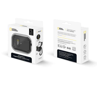 เกาหลี NATIONAL GEOGRAPHIC{AirPods4/AirPodsPro3/AirpodsPro2/AirPods3}เคสกันชนที่ทนทานล็อคอัตโนมัติเปิดเคสอัตโนมัติ
