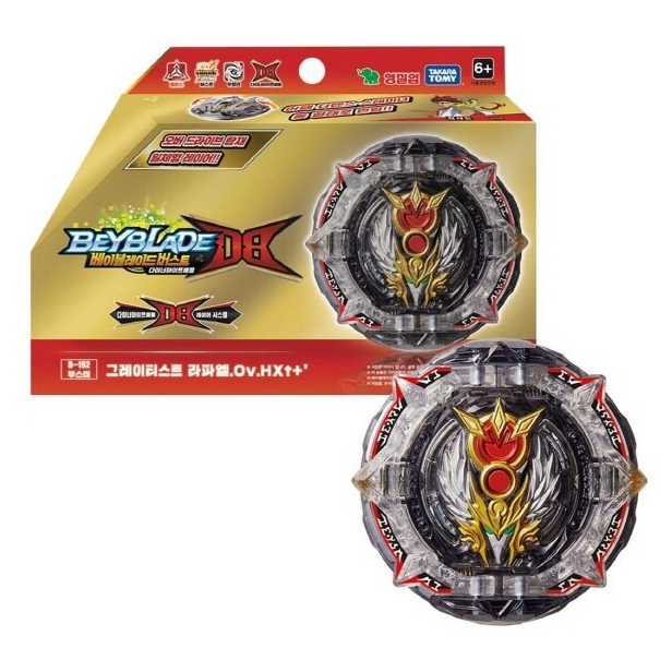 [Takara Tomy] BeyBlade Burst DB B-192 Booster GREATEST RAPHAEL.Ov.HXT+'