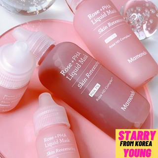 Mamonde Rose + PHA ลิควิดมาส์ก 80 มล. / ผลิตภัณฑ์ดูแลผิวหน้า ขัดผิว