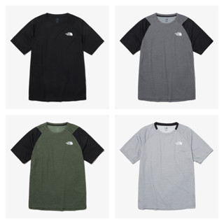 (NT7UP01) เสื้อยืด ลาย THE NORTH FACE MS MA S/S R/TEE