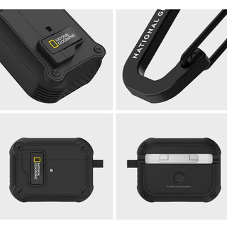 เกาหลี NATIONAL GEOGRAPHIC{AirPods4/AirPodsPro3/AirpodsPro2/AirPods3}เคสกันชนที่ทนทานล็อคอัตโนมัติเปิดเคสอัตโนมัติ