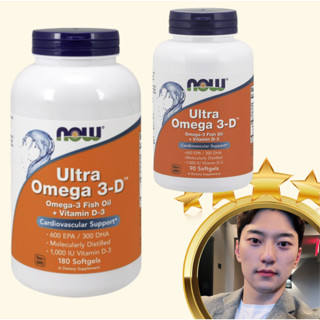 อาหารตอนนี้ Ultra Omega 3-D 600EPA 300DHA Softgels