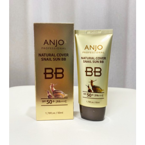 Anjo บีบีครีม หอยทากธรรมชาติ กันแดด 50 กรัม / ส่งจากเกาหลี✈️🇰🇷