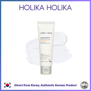 Holika HOLIKA LESS ON SKIN VEGAN SHIELD™ Mineral SUN CREAM SPF 50+ PA++++ 50 มล. *ส่งจากเกาหลี*