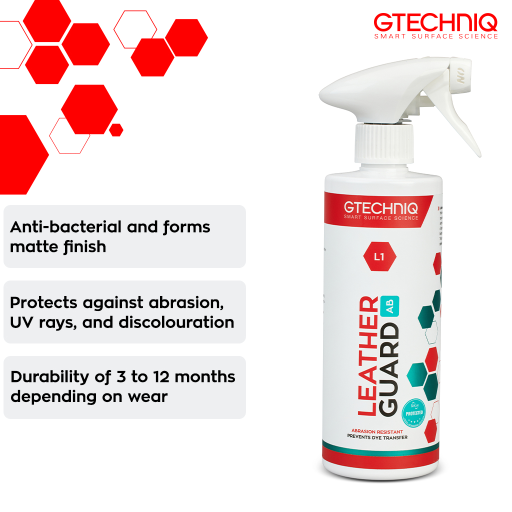 Gtechniq L1 Leather Guard เคลือบหนังแอนตี้แบคทีเรีย (มี 2 ขนาด)