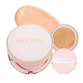 Vely / Aura Glow คุชชั่นรองพื้น + ชุดรีฟิล SPF 50+ PA+++