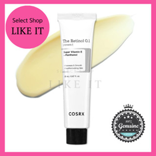 Cosrx Retinol 0.1 ครีม 20 มล. | จัดส่งจากเกาหลี | ความงามของเกาหลี