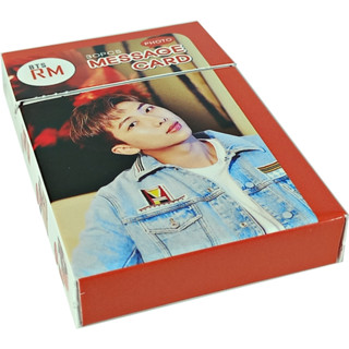 โฟโต้การ์ดข้อความ K-POP BTS(RM) เวอร์ชั่นใหม่ 30 ชิ้น