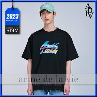 ✿ Acme de la vie ✿ Adlv เสื้อยืดคอกลม แขนสั้น พิมพ์ลายโลโก้ VINTAGE 80S โอเวอร์ไซซ์ สไตล์เกาหลี สําหรับผู้หญิง และผู้ชาย 2023SS