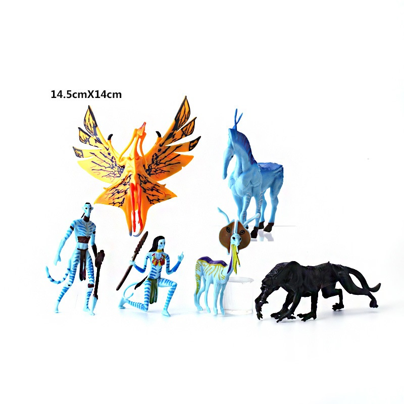 Avatar Figurines / ชุดท็อปเปอร์เค้ก (ชุด 6 ชิ้น)