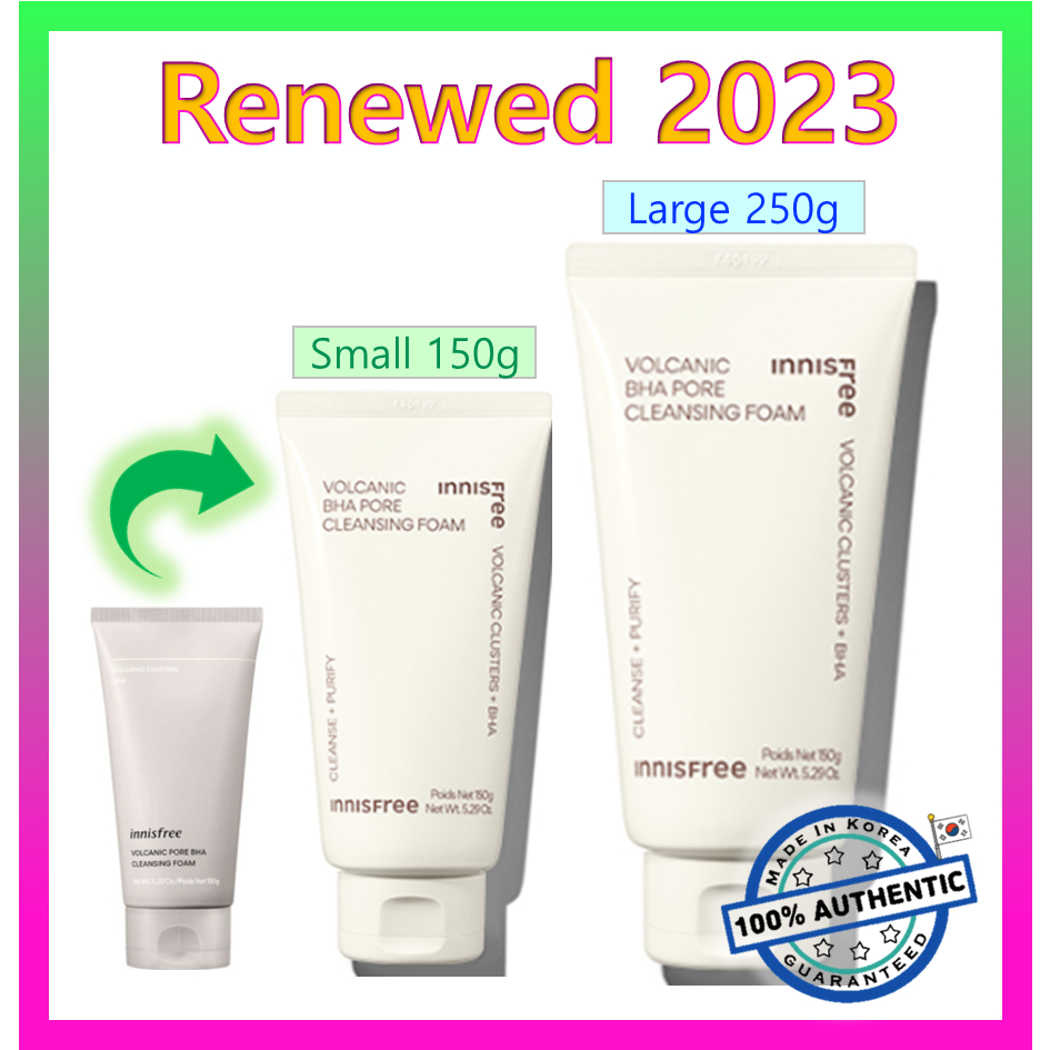 อินนิสฟรี โฟมล้างหน้า Volcanic Pore BHA / innisfree Volcanic Pore BHA Cleansing Foam [Large250g, Small150g]