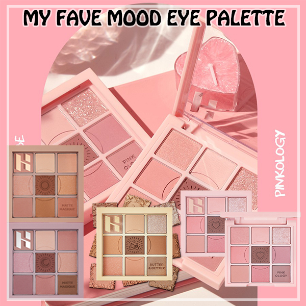 Holik HOLIKA MY FAVE MOOD EYE PALETTE / 9 สี / เครื่องสําอางเกาหลี