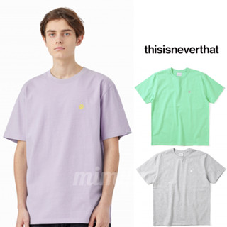 THISISNEVERTHAT เสื้อยืด แขนสั้น ลายอุ้งเท้าเล็ก ลาเวนเดอร์