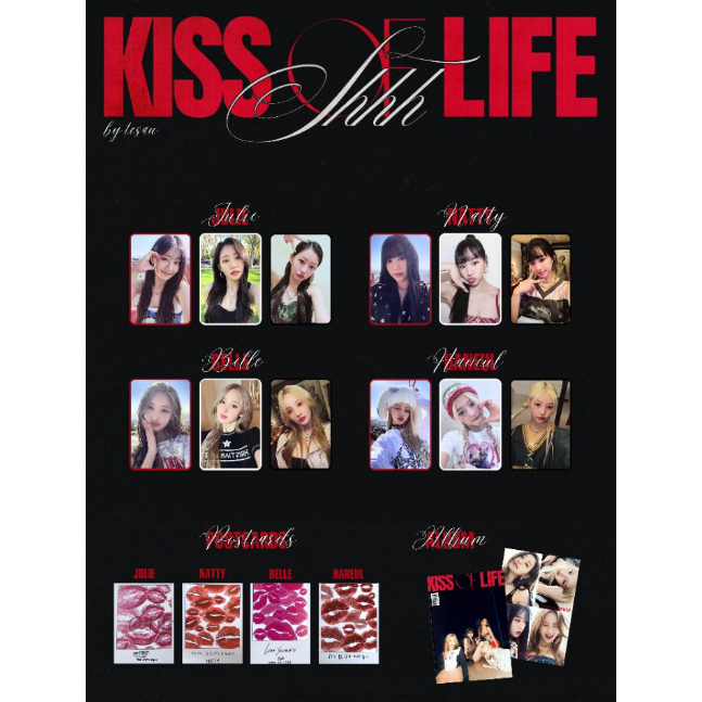 อัลบั้มรูปภาพ KISS OF LIFE 1st ขนาดเล็ก แบบสุ่ม