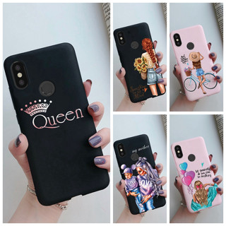 เคสโทรศัพท์มือถือ ซิลิโคนนิ่ม ลายเด็กผู้หญิงสวย แฟชั่น สําหรับ Xiaomi Mi A2 Mi A2 MiA2