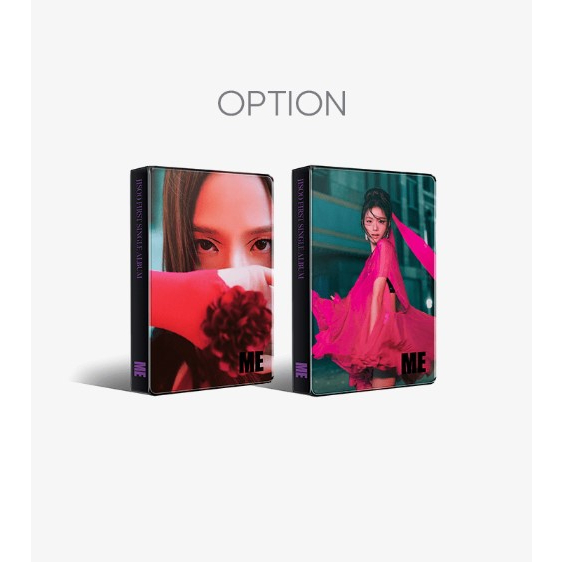 [สีชมพูดํา] Jisoo FIRST SINGLE ALBUM [ME] YG TAG ALBUM (LP Ver.)