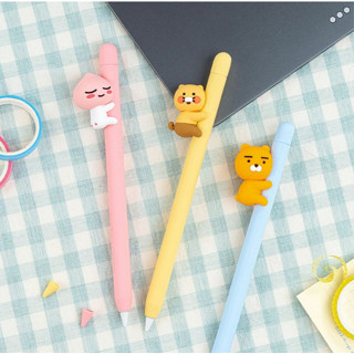 🎀【Pre-order】 KAKAO FRIENDS Apple Pencil 2nd Generation Slim Silicone Figure Case Ryan/ Apeach/ Choonsik