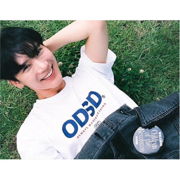 Oddstudio NCT TEN IZEONE Kang hyewon pick ATTENDANCE ODSD เสื้อยืดลําลอง แขนสั้น พิมพ์ลายโลโก้ ขนาดใ