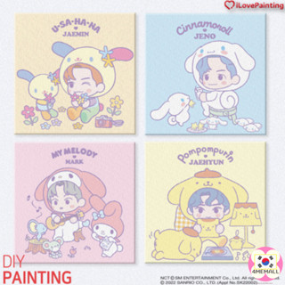 [ Ilovepainting ] NCT x Sanrio ภาพวาดสีน้ํามัน 20X20 NCT127 NCT