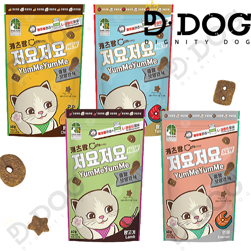 【 CATS RANG 】 60g YumMe YumMe Cat Treats สัตว์เลี้ยง MINI กรุบกรอบอาหารแมว