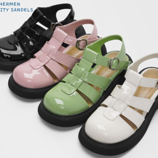 [TDN] Baeity PLATFORM FISHERMEN SANDLE / ทําเส้นขาของคุณ / 4 สี 230~250 / สินค้าเกาหลี / ดูดีทุกวัน