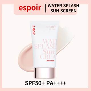 [espoir] ครีมกันแดด SPLASH 60 มล. SPF50+ PA++++ | ครีมกันแดด สูตรมังสวิรัติ สีชมพู ป้องกันรังสียูวี ให้ความชุ่มชื้น | ส่งของแท้ 100% จากเกาหลี