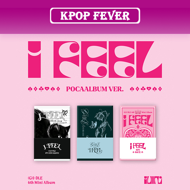(G)I-DLE - [ I FEEL] 6th Mini Album  Poca ver. PHOTOCARD SEALED