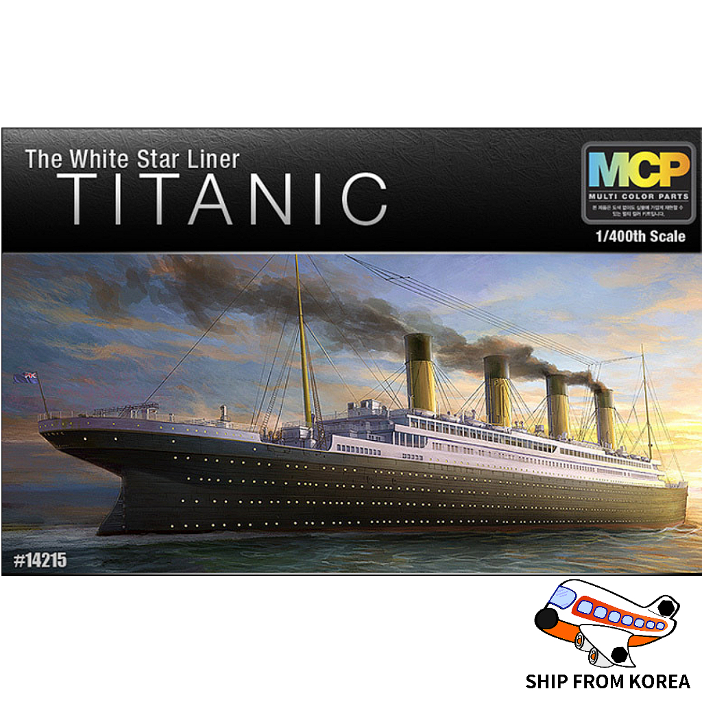 Academy 1/400 Titanic อะไหล่หลายสี Mcp ใหม่เอี่ยม
