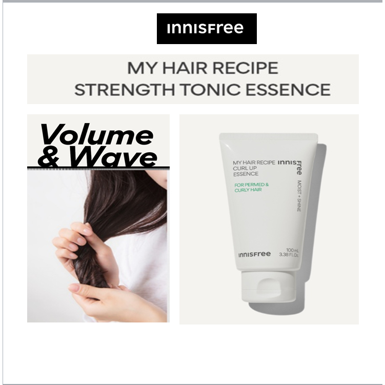 [Innisfree] My hair Recipe Curl Up Essence [สําหรับผมลอน]