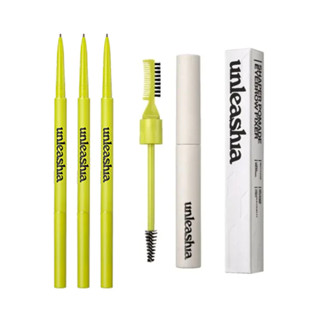 unleashia shaper defining eyebrow pencil ดินสอเขียนคิ้ว 0.025g, fixer 8.5g