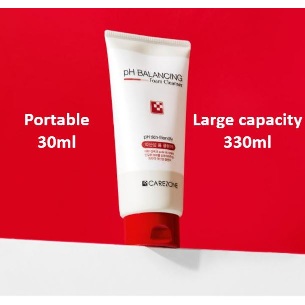 Ph Balancing โฟมทําความสะอาดผิวหน้า 330 มล. 30 มล. [ Care zone ]