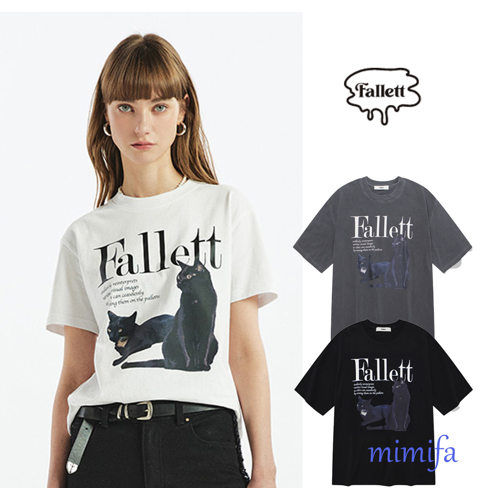 Fallett Deuce Nero เสื้อแขนสั้น สีพื้น