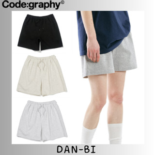 [CODEGRAPHY] Cgp SUMMER SWEAT TRAINING ESSENCIAL SHORT PANTS OATMEAL / MELANGE Grey / Grey / BLACKFREE SIZE COLORS COUPLE LOOK SHORT PANTS NEAT WOMEN DAILY สไตล์เกาหลี แฟชั่น