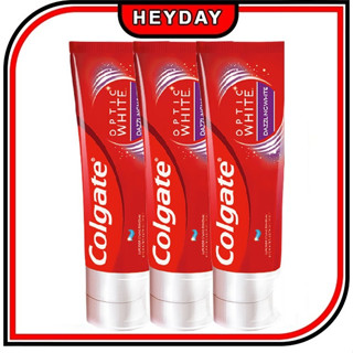 [Colgate] ยาสีฟันไวท์เทนนิ่ง ออปติกไวท์ 100 กรัม ยาสีฟันฟอกสีฟัน ขจัดคราบฟัน มิ้นท์