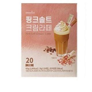 Aromaville ครีมเกลือ กาแฟลาเต้ มอคค่า สีชมพู 20 กรัม X20T