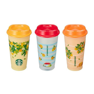 🎀【Pre-order】 2022 แก้วสตาร์บัคส์เกาหลี Starbucks Korea Jeju reusable cup set 473ml (3p)