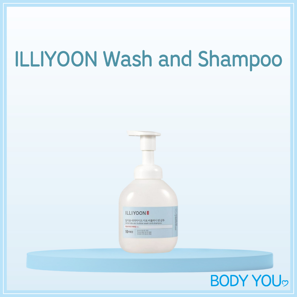 [illiyoon] Ceramide Ato Bubble Wash and Shampoo 400 มล. *illiyoon