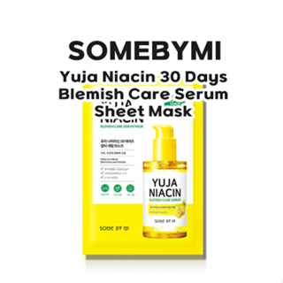 [SOMEBYMI] Yuja Niacin แผ่นเซรั่มบํารุงผิว 30 วัน