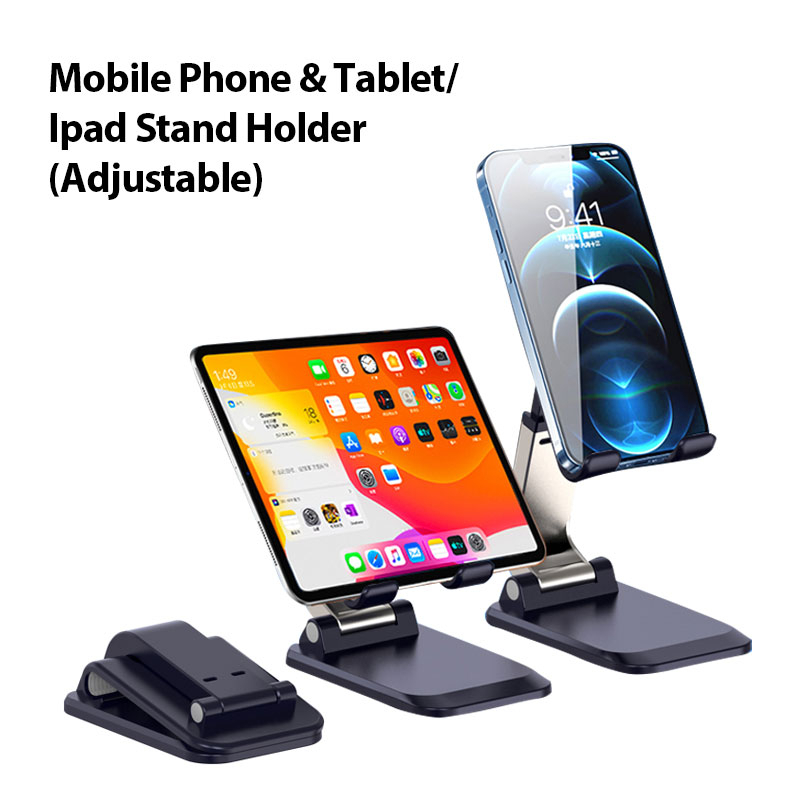 BESTAR ที่วางโทรศัพท์มือถือ/แท็บเล็ต/ ที่วางขาตั้ง IPad กันลื่นปรับได้