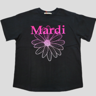 [MARDI Mercredi] เสื้อยืด พิมพ์ลายดอกไม้