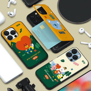 เคสแม่เหล็ก ลาย BT21 BTS Green Planet สไตล์เกาหลี สําหรับ Galaxy S23 S22 S21 S20 Plus Ultra made in Korea