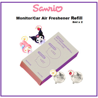 [SANRIO] รีฟิลน้ําหอมปรับอากาศรถยนต์ 8 มล. X2