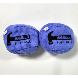 (มัดละ 2 ชิ้น) Hammer Bowling Microfiber Absorbs Moisture Puff-Ball