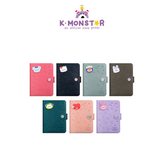 BT21 minini LEATHER PATCH PASSPORT COVER VACANCE